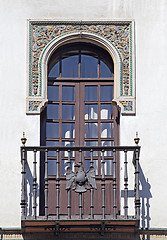 Image showing Balcony of a house in Seville