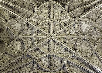 Image showing Ceiling of Seville cathedral