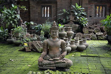 Image showing ASIA THAILAND CHIANG MAI WAT PHAN TAO