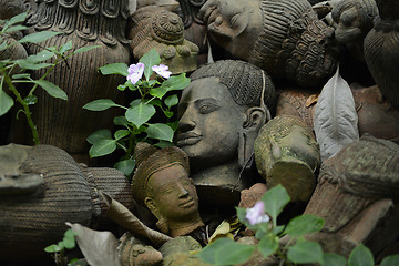 Image showing ASIA THAILAND CHIANG MAI WAT PHAN TAO