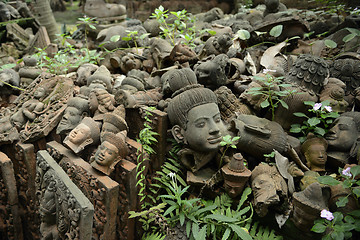 Image showing ASIA THAILAND CHIANG MAI WAT PHAN TAO