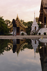 Image showing ASIA THAILAND CHIANG MAI WAT PHAN TAO