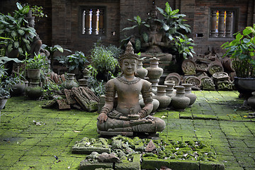 Image showing ASIA THAILAND CHIANG MAI WAT PHAN TAO