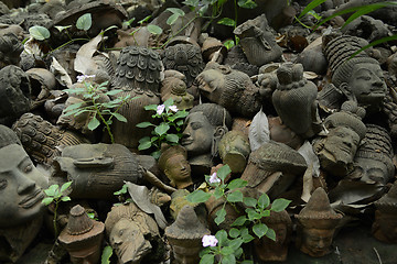 Image showing ASIA THAILAND CHIANG MAI WAT PHAN TAO