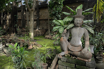 Image showing ASIA THAILAND CHIANG MAI WAT PHAN TAO