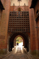 Image showing entrance gate of the castle