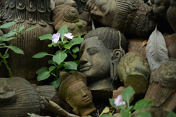 Image showing ASIA THAILAND CHIANG MAI WAT PHAN TAO