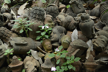 Image showing ASIA THAILAND CHIANG MAI WAT PHAN TAO