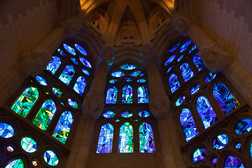 Image showing Church windows interior