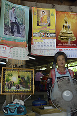 Image showing ASIA THAILAND CHIANG MAI WAT PHAN TAO