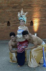 Image showing ASIA THAILAND CHIANG MAI WAT PHAN TAO