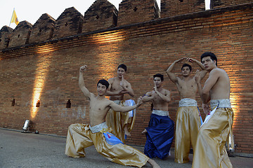 Image showing ASIA THAILAND CHIANG MAI WAT PHAN TAO