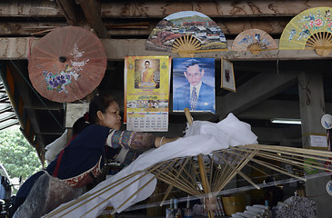 Image showing ASIA THAILAND CHIANG MAI WAT PHAN TAO