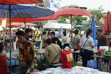 Image showing ASIA THAILAND CHIANG MAI WAT PHAN TAO