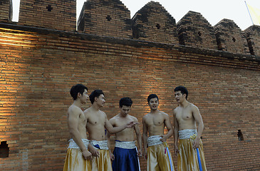 Image showing ASIA THAILAND CHIANG MAI WAT PHAN TAO