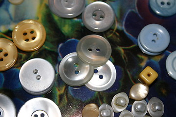 Image showing plastic buttons