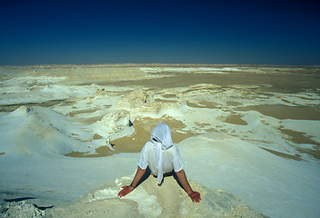 Image showing AFRICA EGYPT SAHARA WHITE DESERT