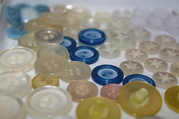 Image showing plastic buttons