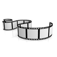 Image showing Isolated film strip