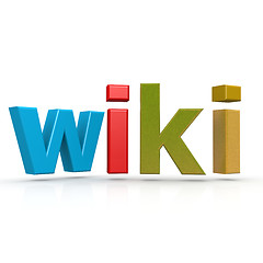 Image showing Wiki word