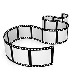 Image showing Isolated film strip