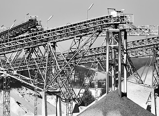 Image showing Sand proccessing plant 