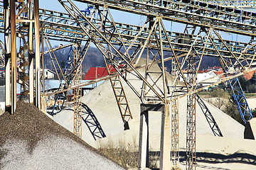 Image showing Sand proccessing plant 