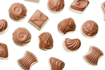 Image showing Chocolate sweets close up