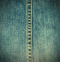 Image showing seams of jeans