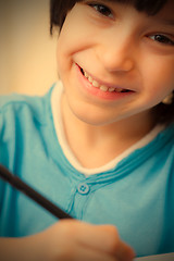 Image showing smiling schoole boy
