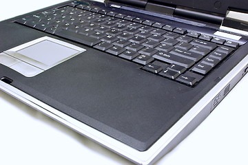 Image showing black laptop keyboard