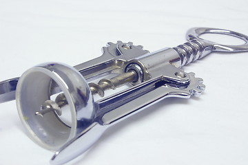 Image showing metal corkscrew