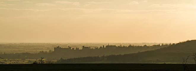 Image showing Arundel at Sunset