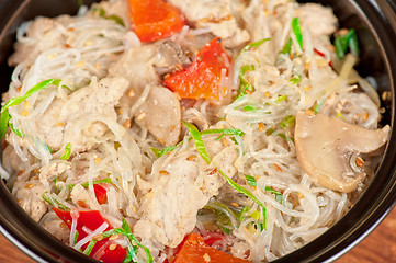 Image showing noodles with chicken