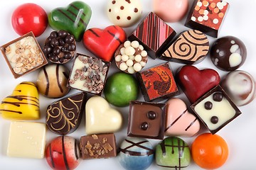 Image showing Chocolate candies