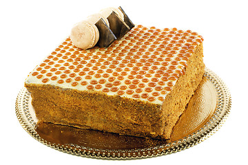 Image showing Russian honey cake.