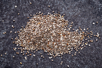 Image showing heap of chia seeds