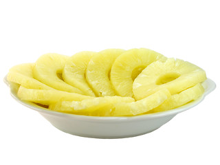 Image showing Pineapple on dish 2