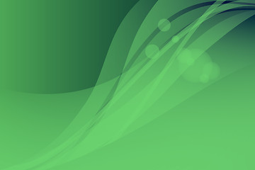 Image showing Vector green abstract background