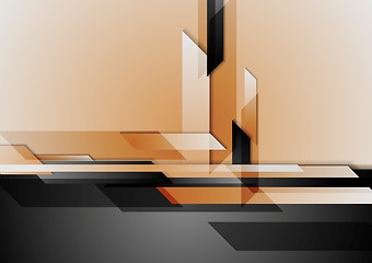 Image showing Abstract tech corporate background