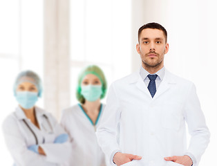 Image showing male doctor in white coat