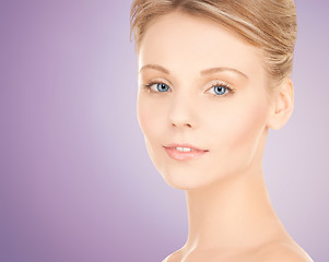 Image showing beautiful young woman face