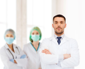 Image showing male doctor in white coat