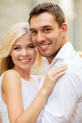 Image showing young married couple in the city