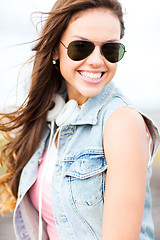 Image showing teenage girl outside