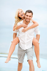 Image showing couple at seaside