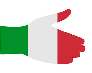 Image showing Italian Handshake