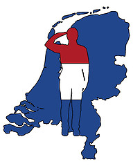 Image showing Dutch Salute