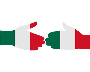 Image showing Mexican handshake