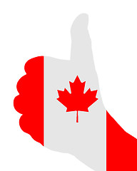 Image showing Canadian finger signal